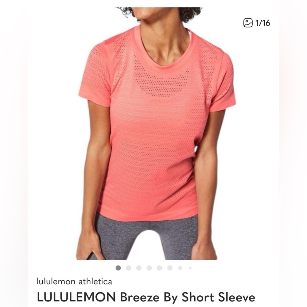 Lululemon Breeze By short sleeve